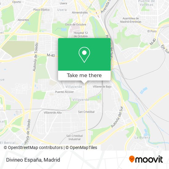 Divineo España map