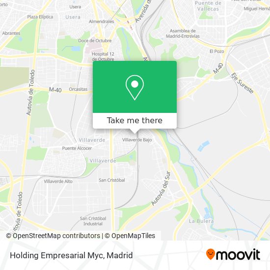 Holding Empresarial Myc map