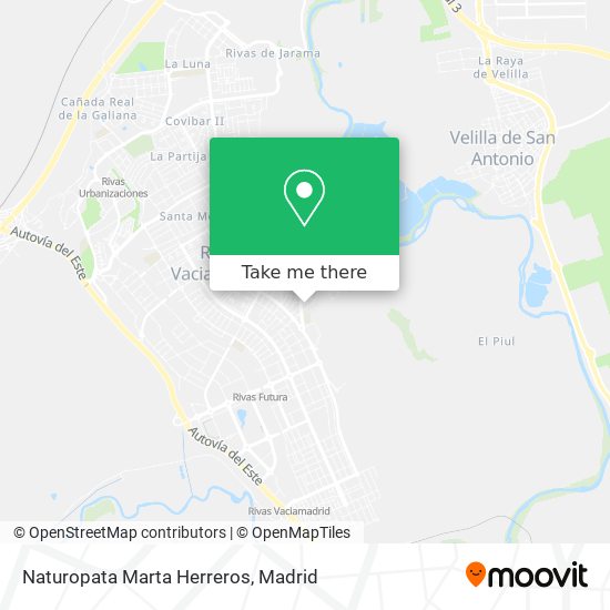 Naturopata Marta Herreros map