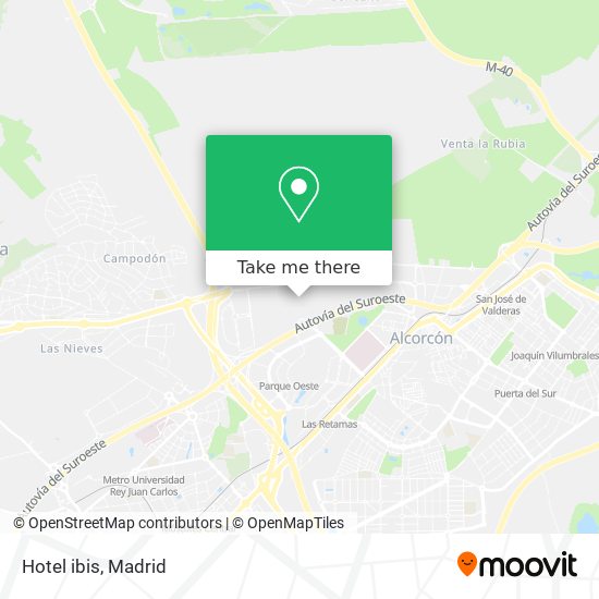 Hotel ibis map