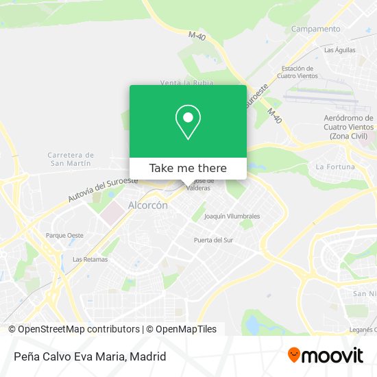 Peña Calvo Eva Maria map