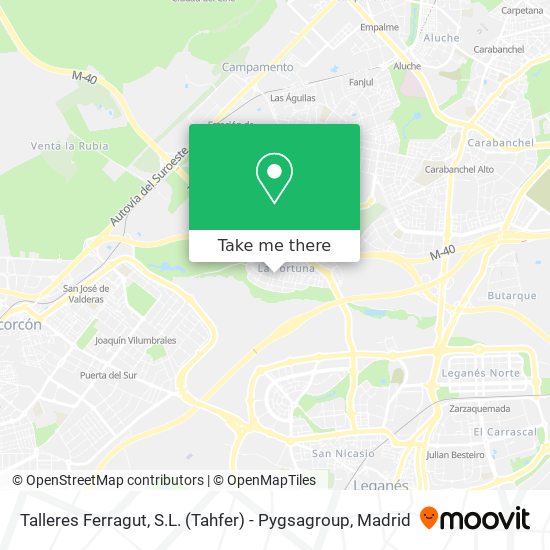 Talleres Ferragut, S.L. (Tahfer) - Pygsagroup map