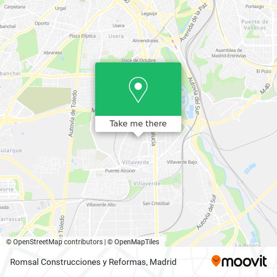 Romsal Construcciones y Reformas map