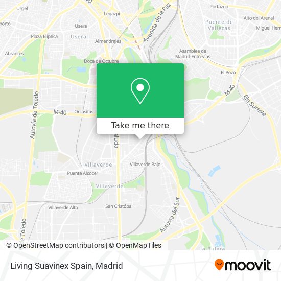 Living Suavinex Spain map