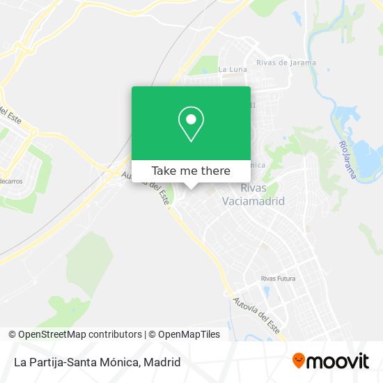 La Partija-Santa Mónica map