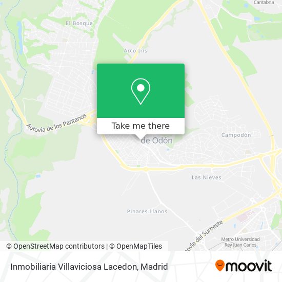 Inmobiliaria Villaviciosa Lacedon map