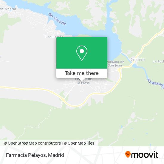 Farmacia Pelayos map