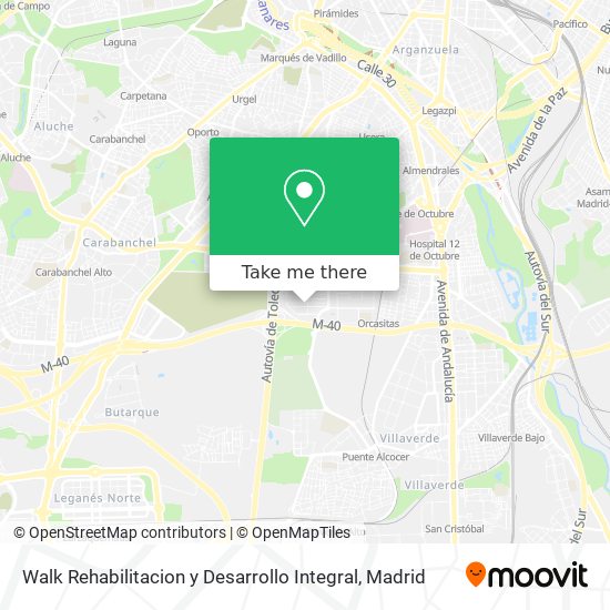 Walk Rehabilitacion y Desarrollo Integral map