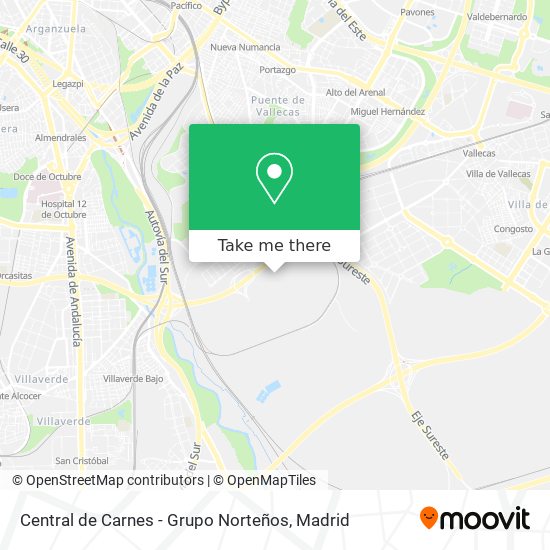 Central de Carnes - Grupo Norteños map