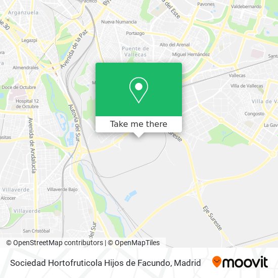Sociedad Hortofruticola Hijos de Facundo map