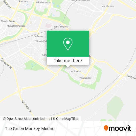 The Green Monkey map