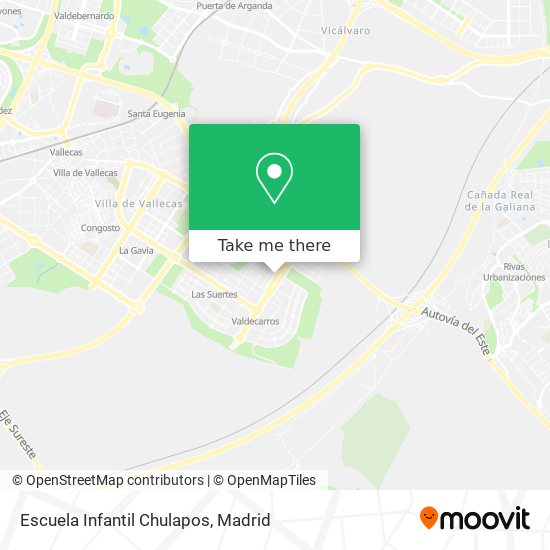 Escuela Infantil Chulapos map