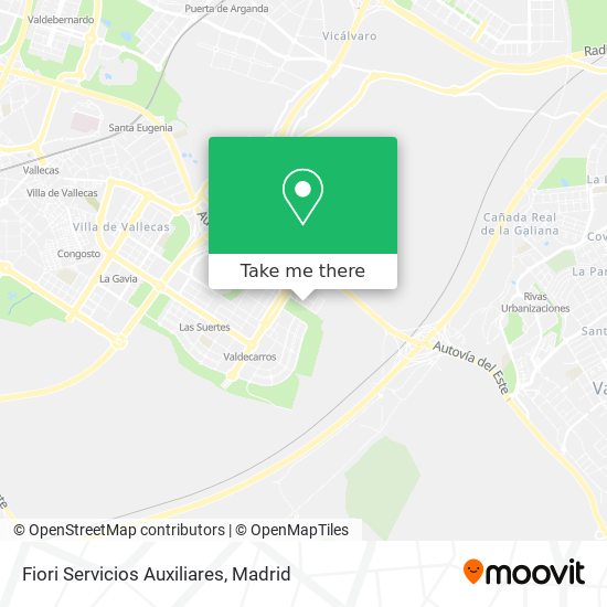 Fiori Servicios Auxiliares map