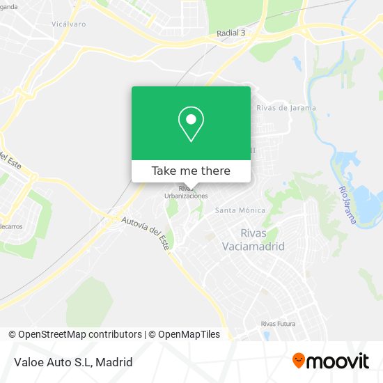 Valoe Auto S.L map