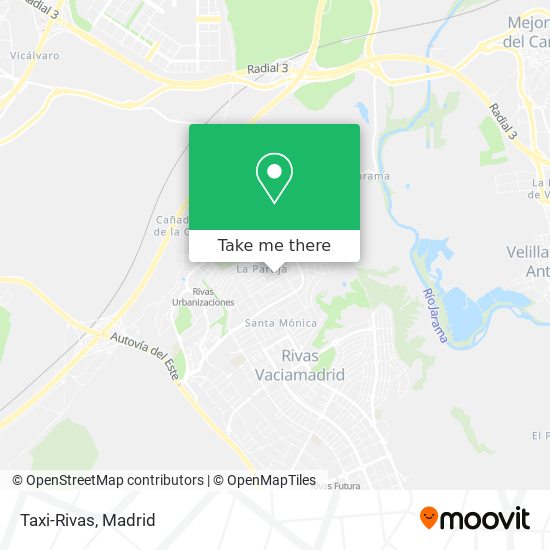 mapa Taxi-Rivas