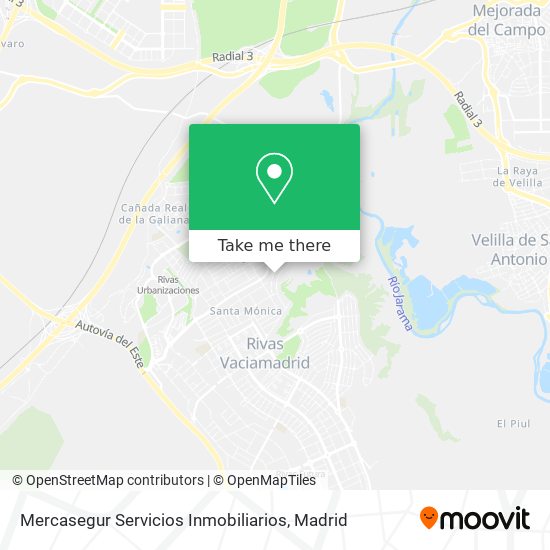 Mercasegur Servicios Inmobiliarios map