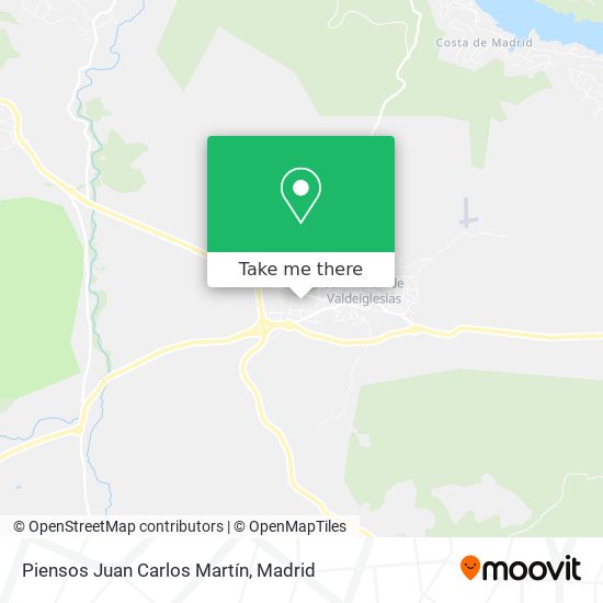 Piensos Juan Carlos Martín map