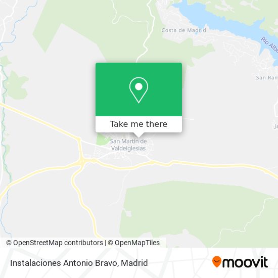 Instalaciones Antonio Bravo map