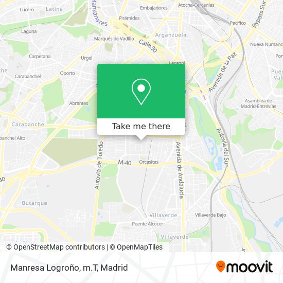 Manresa Logroño, m.T map