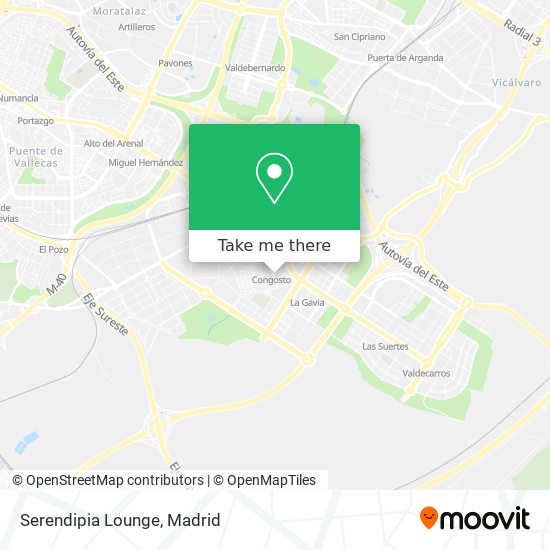Serendipia Lounge map