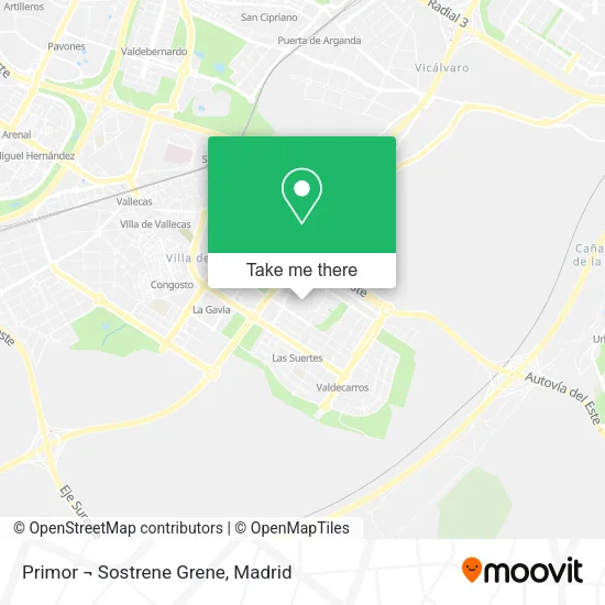 Primor ¬ Sostrene Grene map