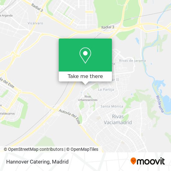 mapa Hannover Catering