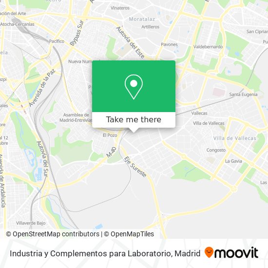 Industria y Complementos para Laboratorio map