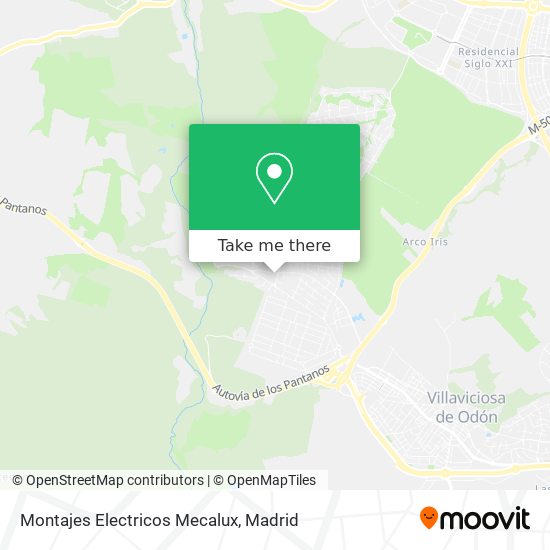 Montajes Electricos Mecalux map