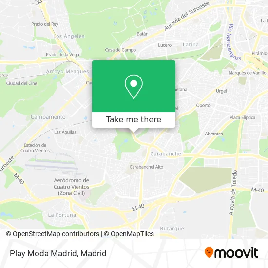 Play Moda Madrid map