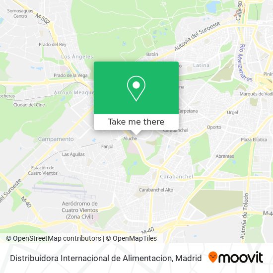 Distribuidora Internacional de Alimentacion map