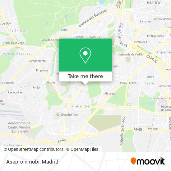 Aseproinmobi map