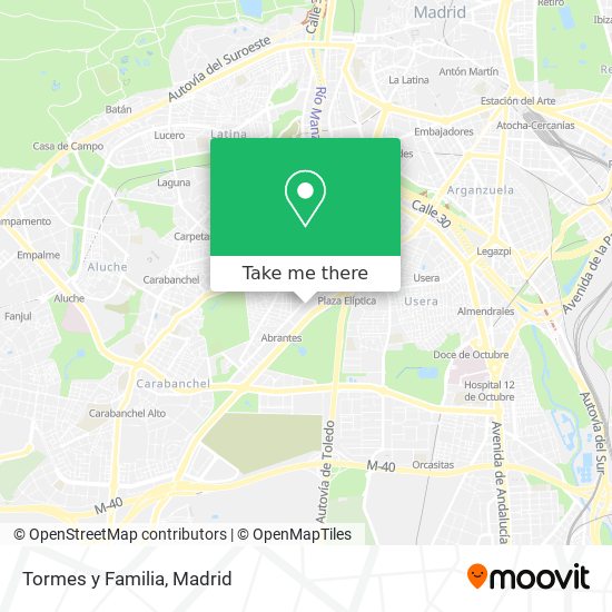 Tormes y Familia map