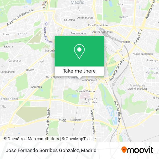 Jose Fernando Sorribes Gonzalez map