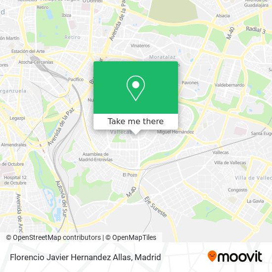 Florencio Javier Hernandez Allas map