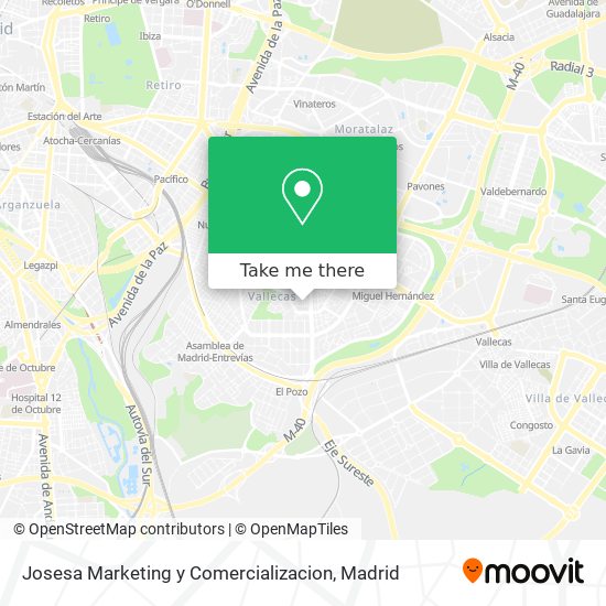 Josesa Marketing y Comercializacion map