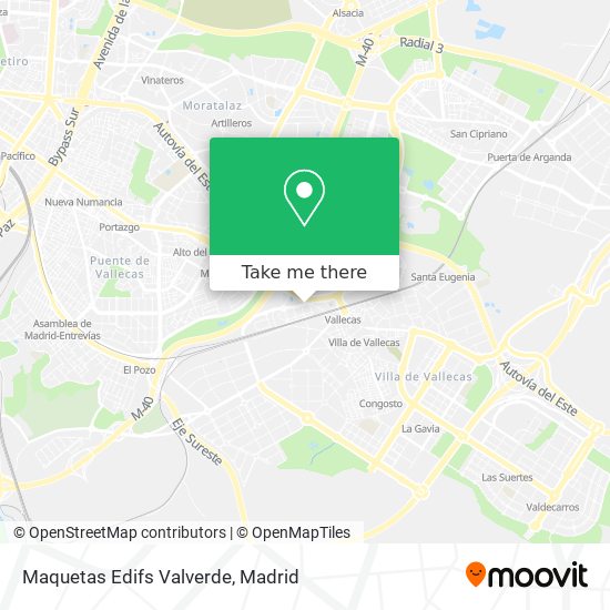 Maquetas Edifs Valverde map