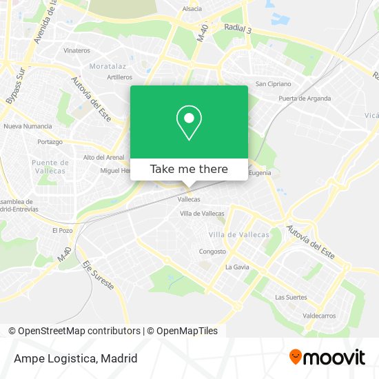 Ampe Logistica map