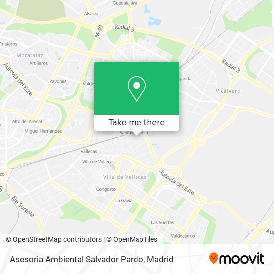 mapa Asesoria Ambiental Salvador Pardo