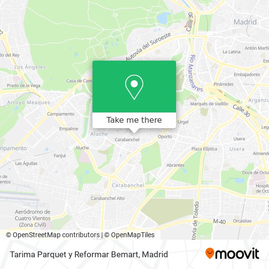 Tarima Parquet y Reformar Bemart map