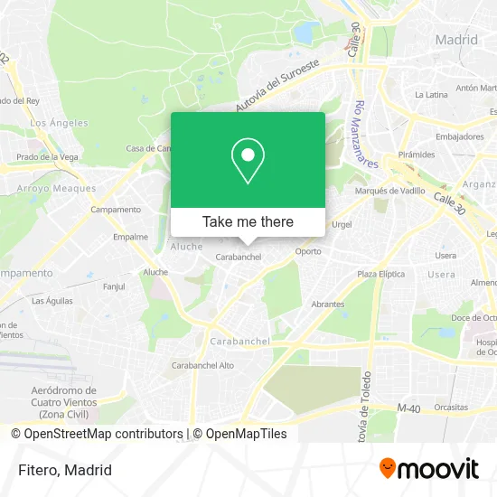 Fitero map