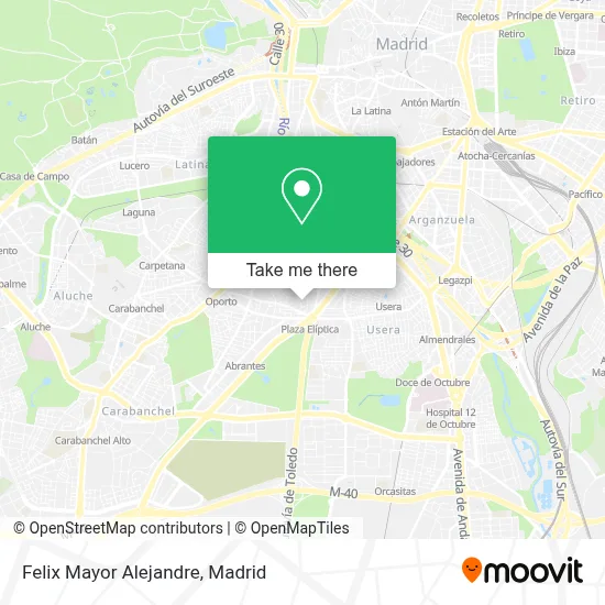 Felix Mayor Alejandre map