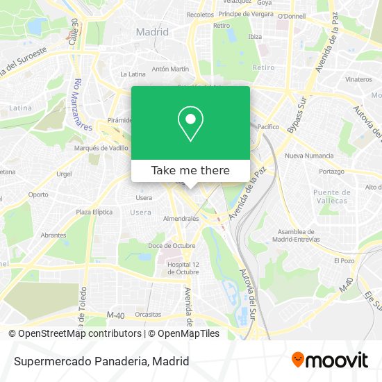 mapa Supermercado Panaderia