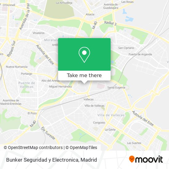 Bunker Seguridad y Electronica map
