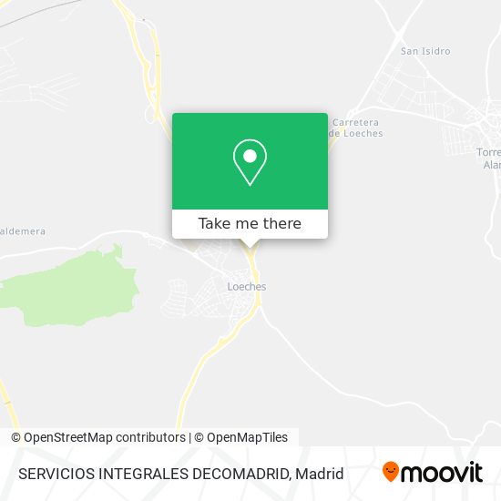 mapa SERVICIOS INTEGRALES DECOMADRID
