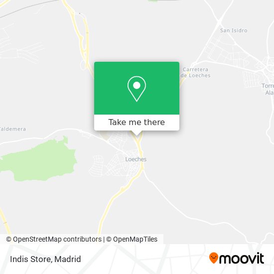 Indis Store map