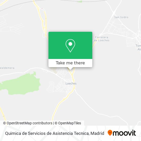 mapa Quimica de Servicios de Asistencia Tecnica