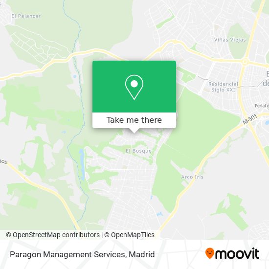 Paragon Management Services map