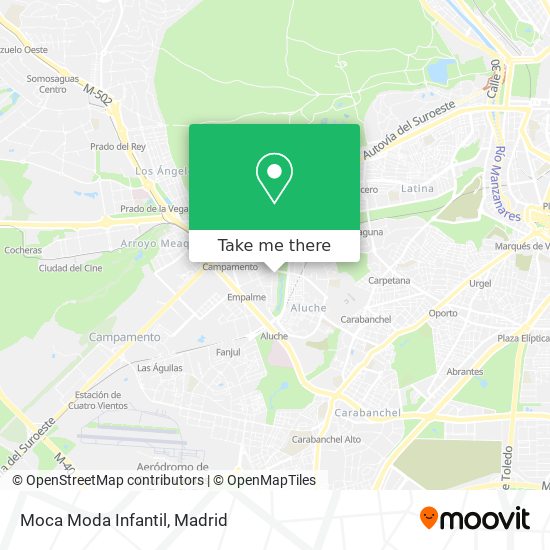 Moca Moda Infantil map