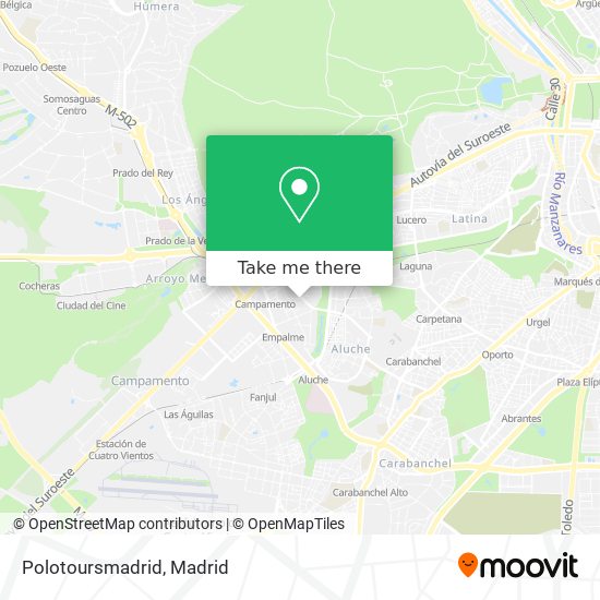 mapa Polotoursmadrid