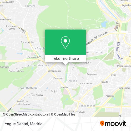 mapa Yagüe Dental